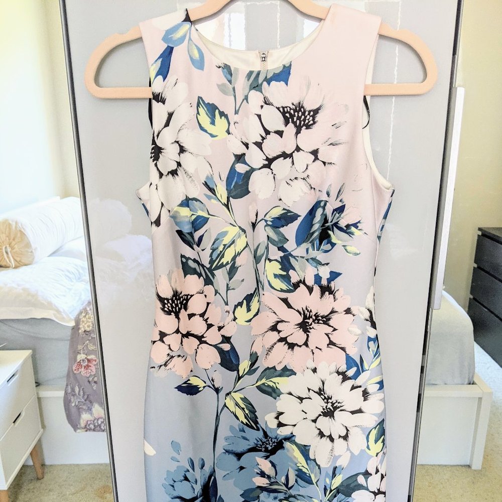 NWOT Vince Camuto Pastel Sheath Dress